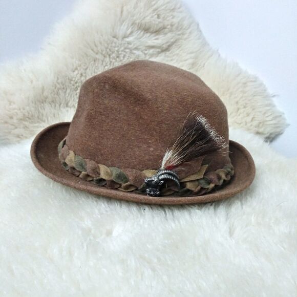 Vintage Dobbs hat in brown - Picture 3 of 9